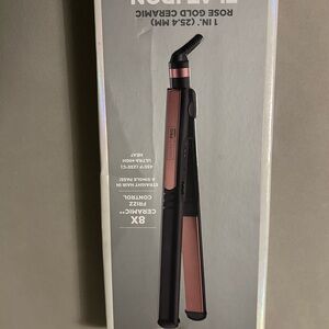 Rose Gold Hair Straightener by Conair
